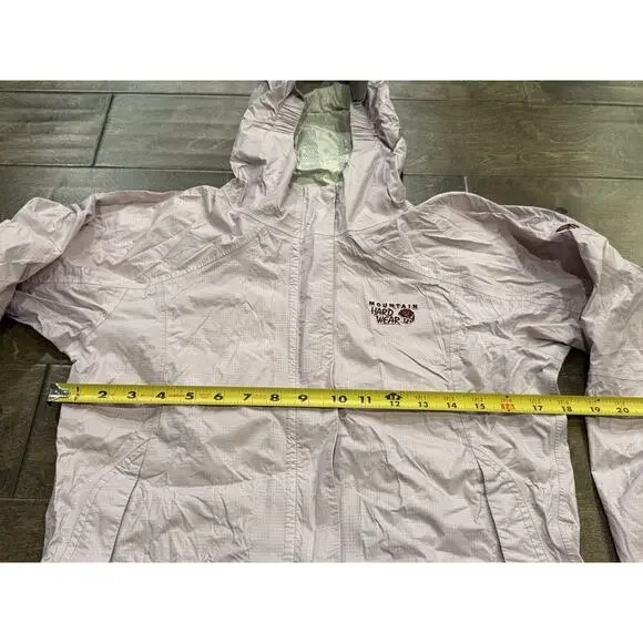 Mountain Hardware Youth Girls Conduit Silk Full Zip Hooded Raincaot Jacket M - Picture 10 of 10